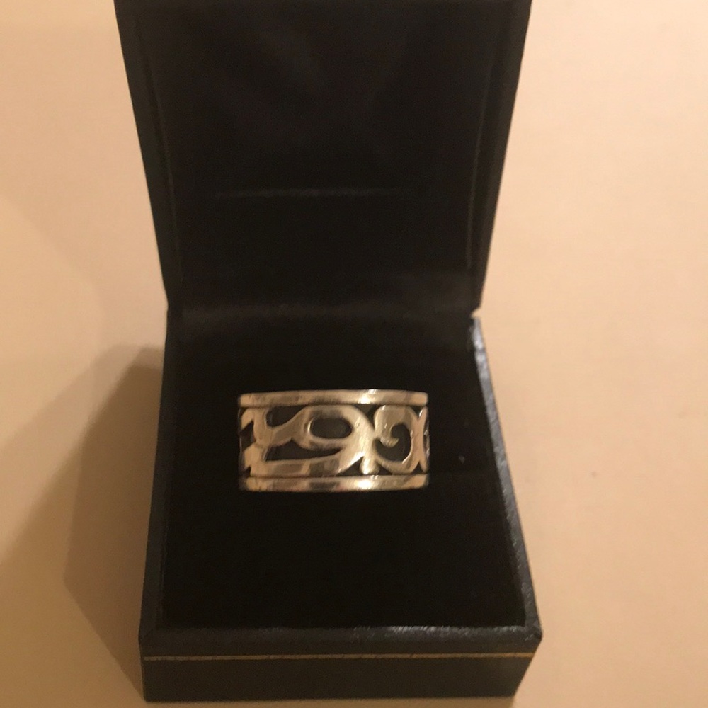 Solid Silver Ring - image 1